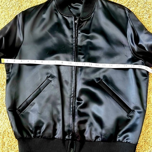 Vintage 70’s Diamond Dust Rolls Royce Satin Bomber Jacket - Picture 7 of 8